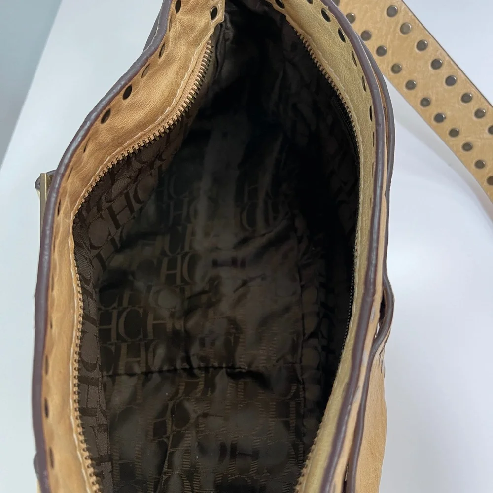 Carolina Herrera Studded Shoulder Bag - Picture 11 of 12